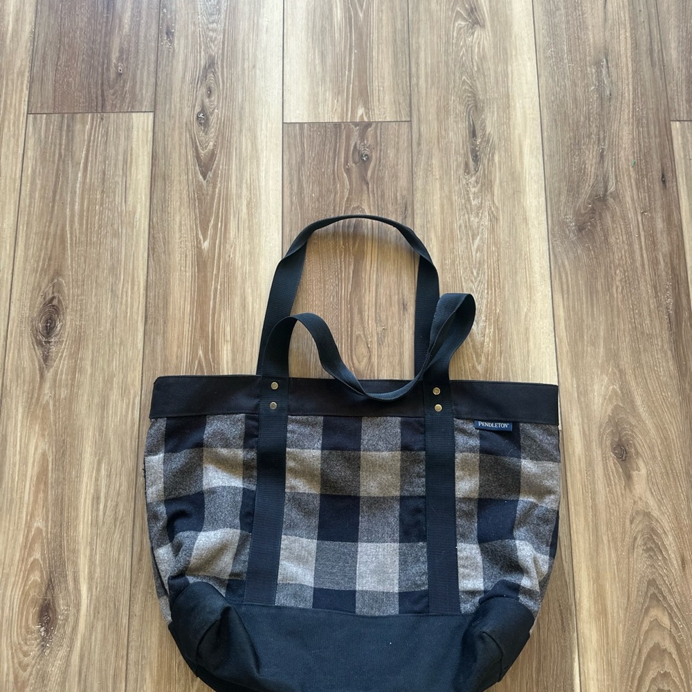 Pendleton plaid wool blend Tote Bag